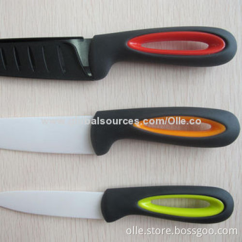 Ceramic Knives with Colorful Handle, SGS Mark